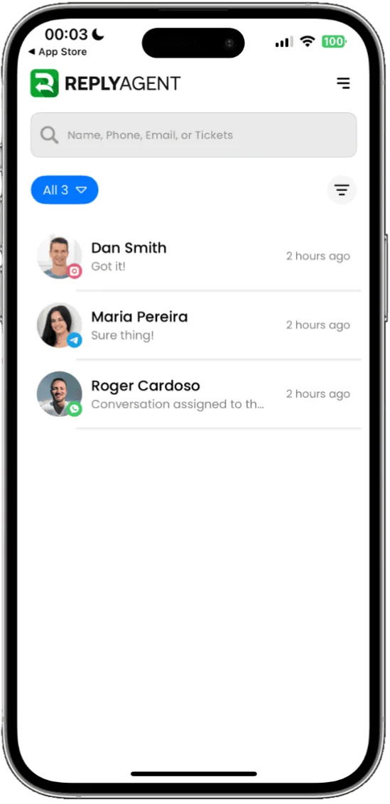 ReplyAgent Android app