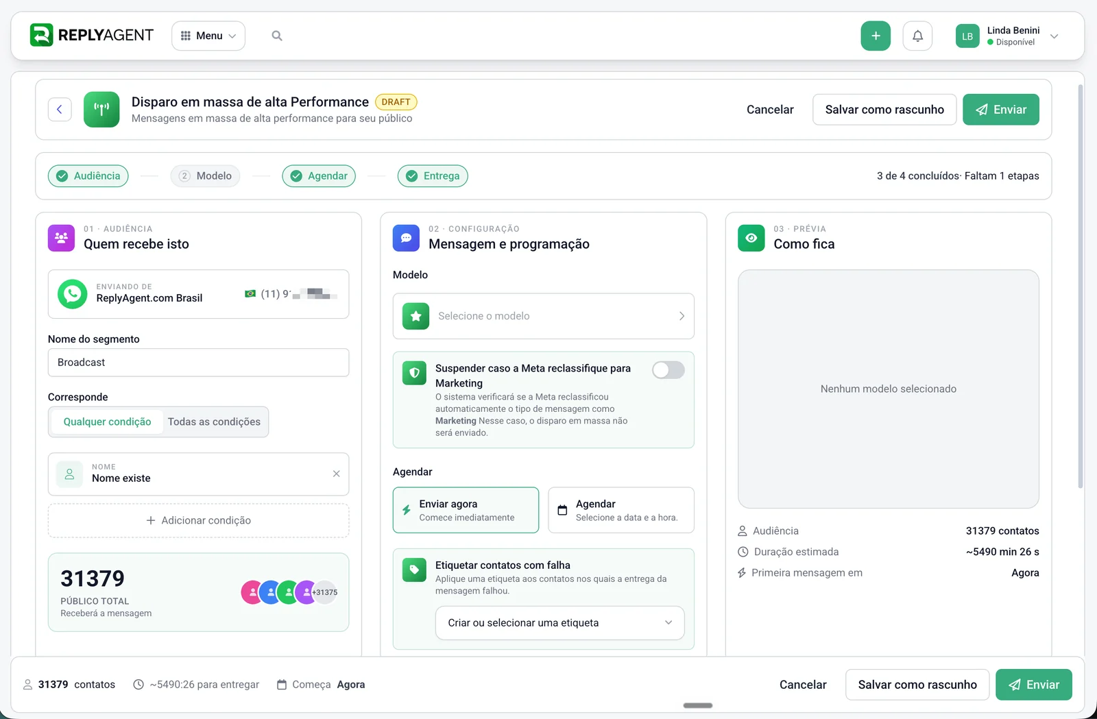 ReplyAgent dashboard